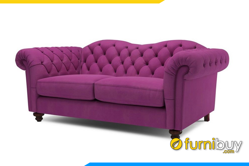 Ghế sofa với gam màu hông cá tính