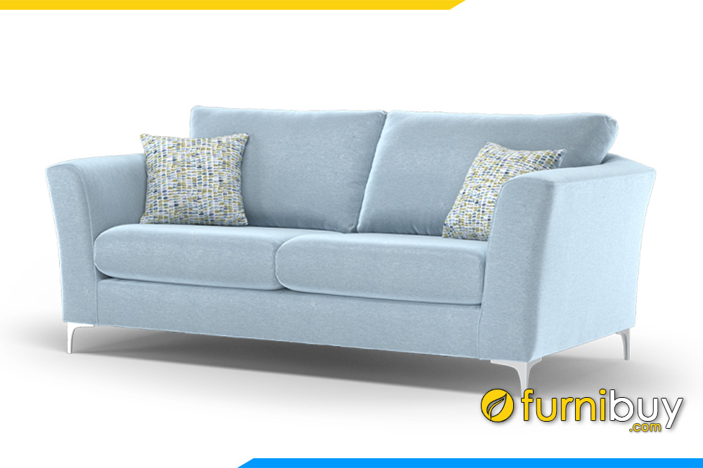 Ghế sofa văng được làm chất liệu nỉ mềm mại, thoáng khí khi ngồi lâu