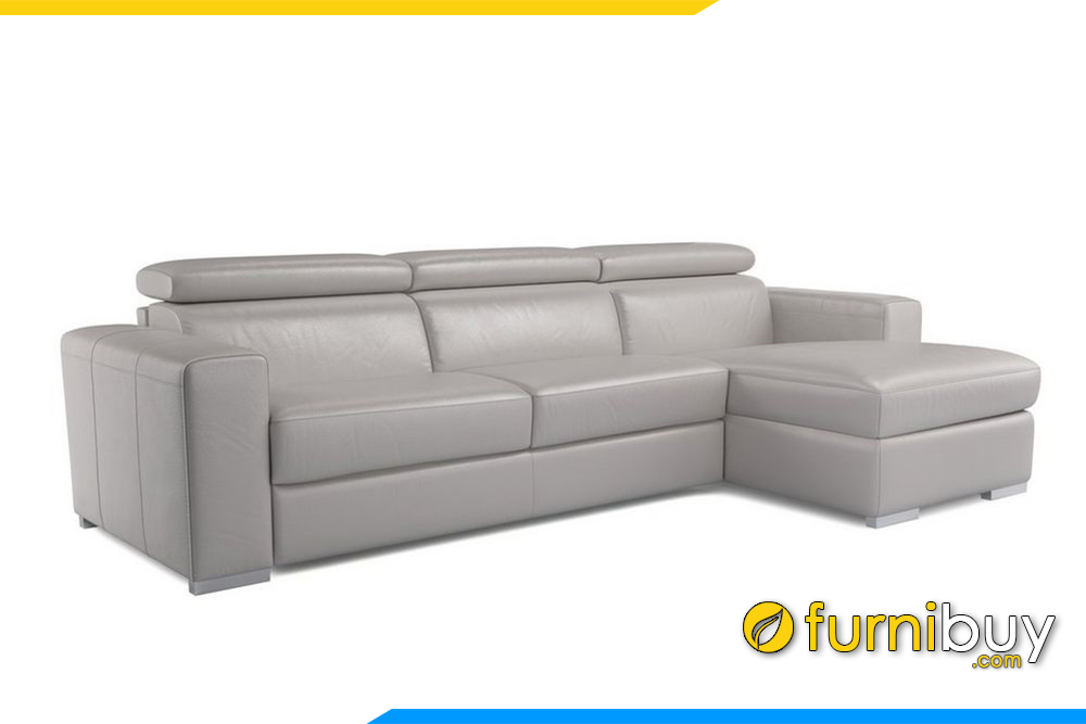 Ghế sofa với chất liệu bằng da cao cấp giúp cho việc vệ sinh đươc dễ dàng hơn