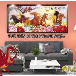 Gia chủ tuổi Thìn có nên treo tranh ngựa Mã đáo thành công