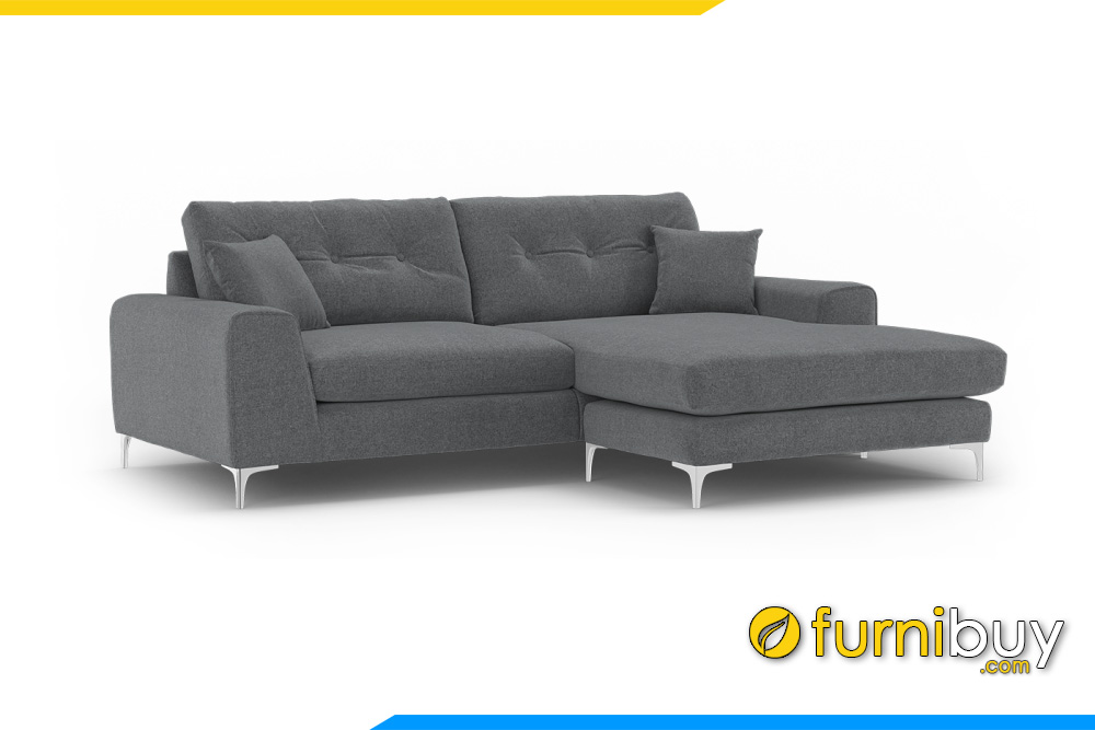 Mẫu sofa FB20047 được thay đổi với chất liệu vỏ bọc bằng nỉ nhập khẩu mềm mại