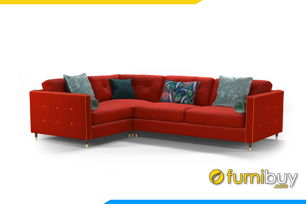 Bạn có thể sử dụng thêm những chiếc gối vuông trang trí cho bộ sofa trở lên bắt mắt hơn