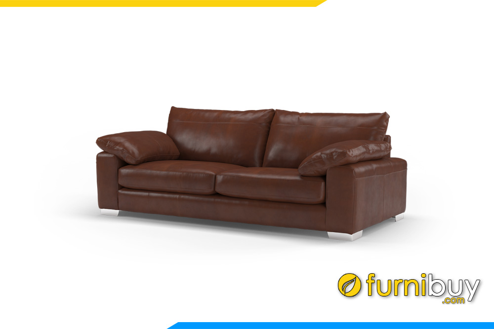 Ghế sofa FB20035 với chất liệu da phù hợp với gia đình có trẻ nhỏ