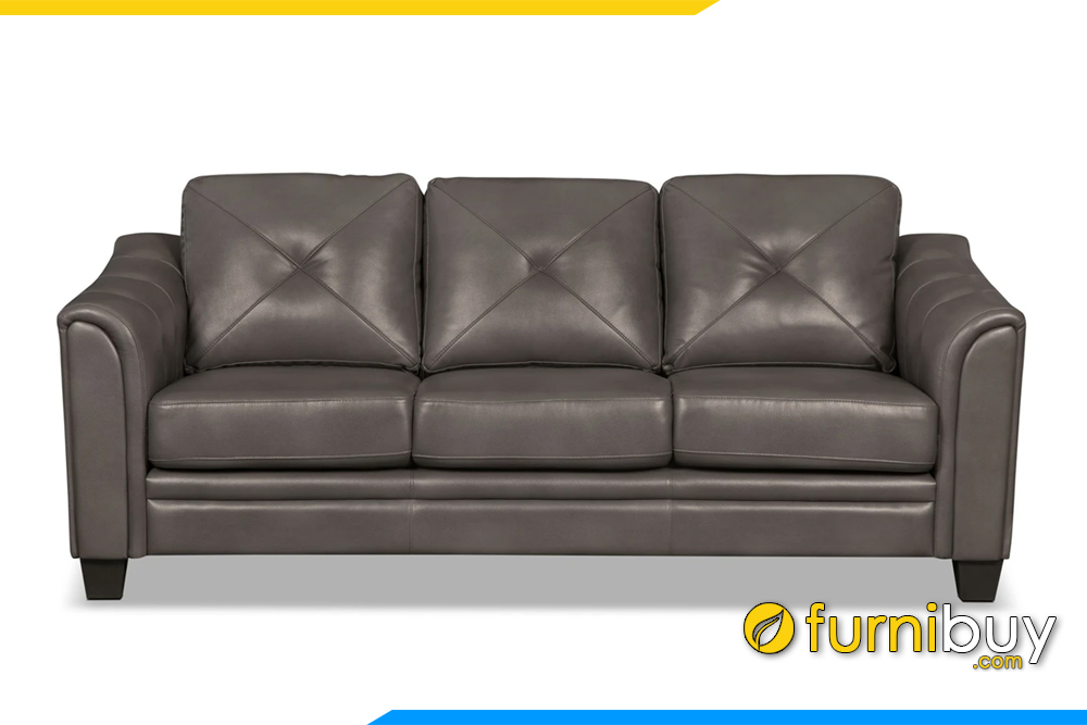 Với chất liệu da sang trọng dễ dàng vệ sinh ghế sofa mỗi khi bị bẩn