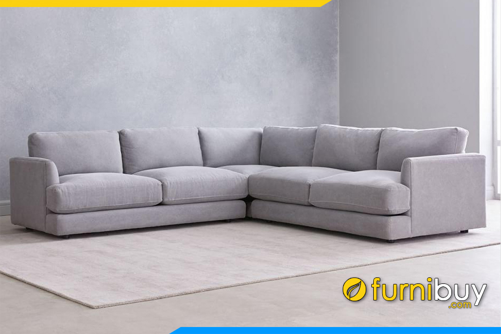Ghế sofa với chất liệu vải nỉ cao cấp có độ bền và thoáng khí cực tốt
