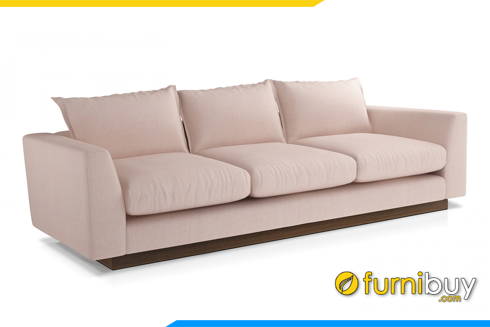 Hình ảnh mẫu ghế sofa văng chất liệu nỉ giá rẻ đẹp được ưa chuộng FB20101