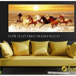 tuổi tị có treo được tranh ngựa mã đáo thành công?