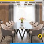 Bàn ghế ăn đẹp tại Hải Phòng 8 chỗ ngồi