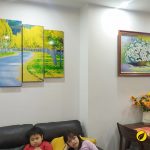 hinh anh tranh phong khach chung cu dep hien dai