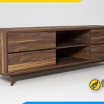 Mẫu kệ tivi phòng ngủ gỗ tự nhiên có nên mua không?