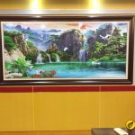 hinh anh tranh kho lon treo tuong phong khach