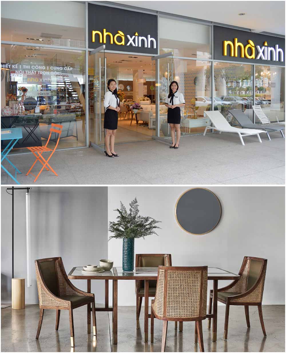 Cửa hàng bàn ghế ăn đẹp nhập khẩu Nhà Xinh