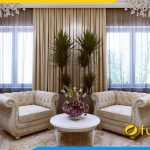 ghe sofa vang ngan 1m phong cach luxury