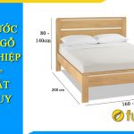 Kích thước giường gỗ công nghiệp là bao nhiêu