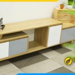 Ảnh kệ tivi 1m2 giá rẻ gỗ ép công nghiệp