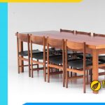 Chọn kích thước bàn ăn 8 ghế chuẩn cho phòng bếp