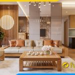 ghe sofa go dang vang 4 cho ngoi nem da ke phong khach va don lon