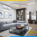 ghe sofa ke phong khach vuong dep