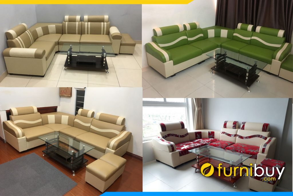 ghe sofa da gia re 2 trieu dong ke tai nha khach hang