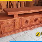 Mẫu kệ tivi gỗ hương Nam Phi giá rẻ