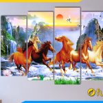 Hình ảnh Mẫu Tranh Treo Tường Mã Đáo Thành Công Đẹp Xuất Sắc!!!