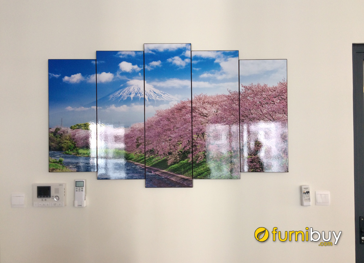Hình ảnh Tranh Nhật Bản đẹp treo tường phòng khách