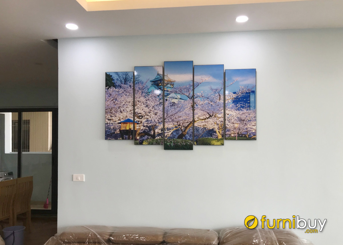 Hình ảnh Tranh treo tường Nhật Bản trang trí phòng khách