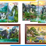 Hình ảnh 50+ Tranh Treo Tường Sơn Thủy Hữu Tình Đẹp Mê Hồn!!!