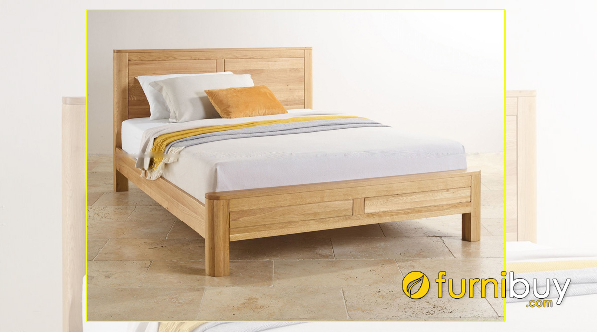 Giường ngủ 1m2 gỗ tự nhiên - Các mẫu đẹp, báo giá | Nội thất FurniBuy