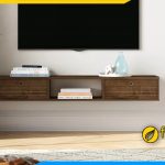 Tại sao kệ tivi treo tường bằng gỗ tự nhiên ít thịnh hành