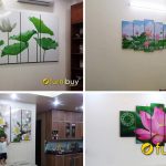 Hình ảnh Về Nhà Mới Treo Tranh Hoa Sen Mang Hàm Ý Gì? Có Tốt Không?