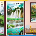 Treo tranh son thuy huu tinh kho doc don loc dau nam