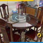 Bộ bàn ăn 6 ghế tròn đẹp hiện đại