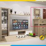Lưu ý khi kết hợp bàn thờ và tủ tivi