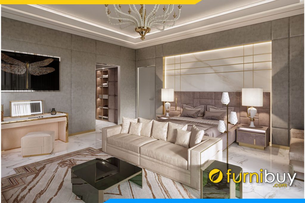 ghe sofa vang kich thuoc 2m ke phong ngu