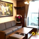 bàn ghế sofa gỗ phòng khách chung cư đẹp hiện đại