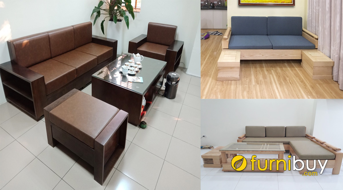 15++ Mẫu Sofa Gỗ 2m Chọn Lọc, Đủ Kiểu Dáng Thoải Mái Lựa Chọn