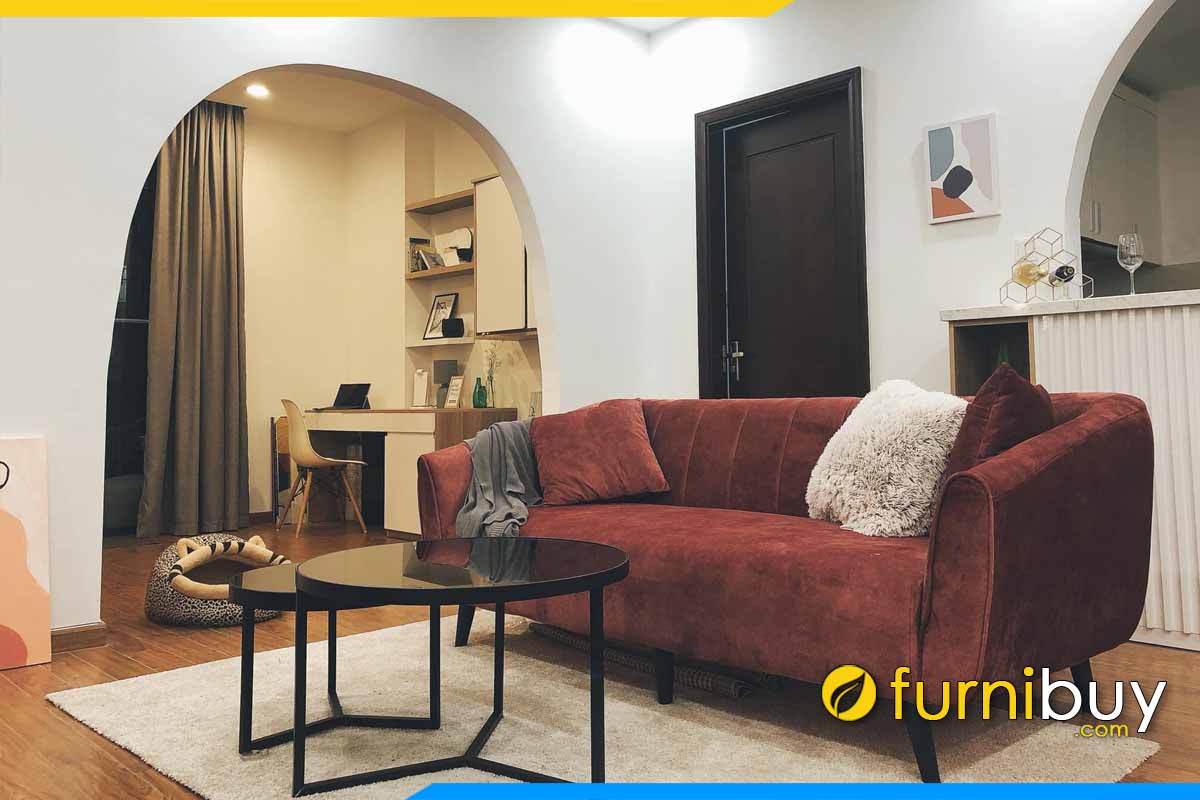 ghe sofa bang dai boc ni nhung mau ba chau