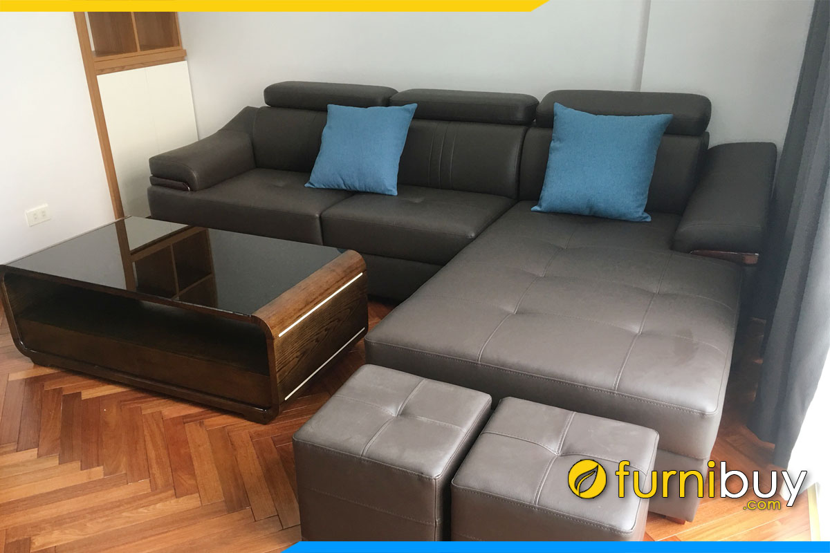 ghe sofa chu l mau ghi xam