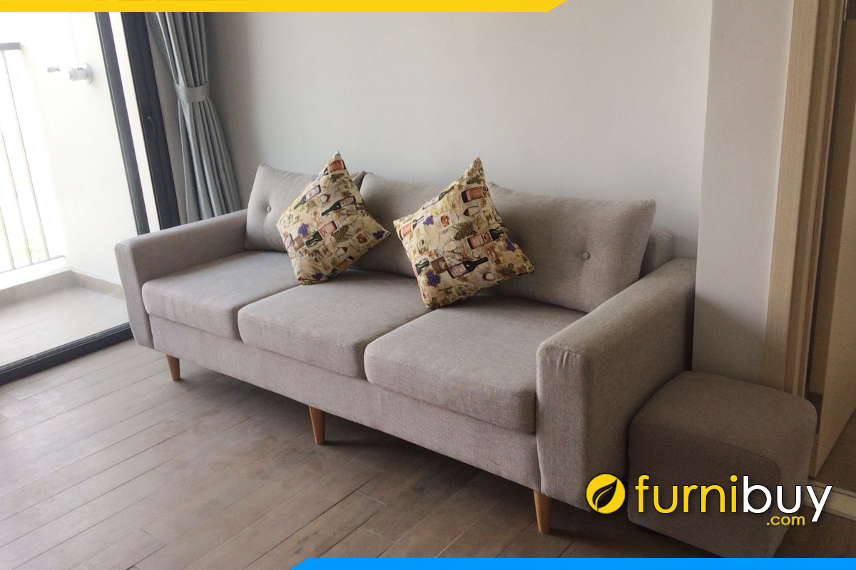ghe sofa vang 3 cho ngoi boc ni mau nude
