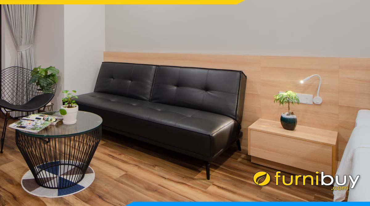 ghe sofa vang khong tay vin boc da