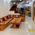 kích thước phổ thông bàn ghế sofa gỗ nguyên khối