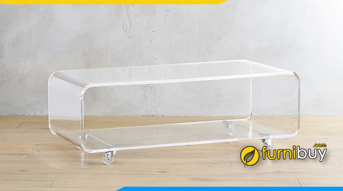 hình ảnh mẫu kệ tivi acrylic trong suốt đẹp