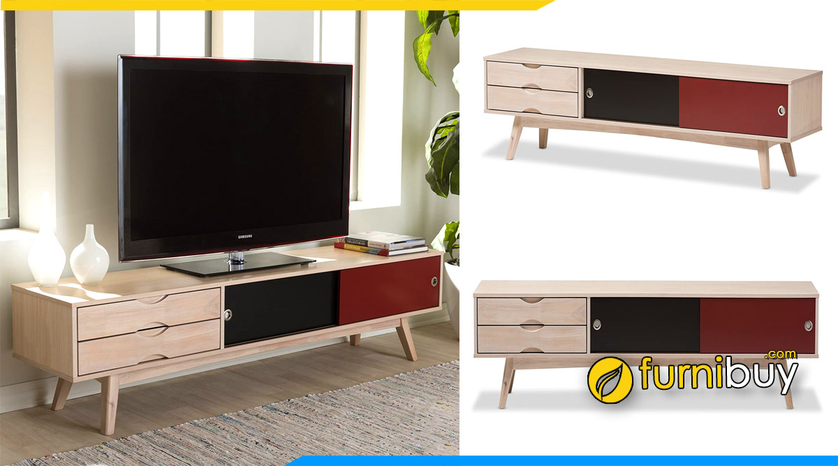 ảnh mẫu kệ tivi giá rẻ 1m8 đóng theo yêu cầu Furnibuy