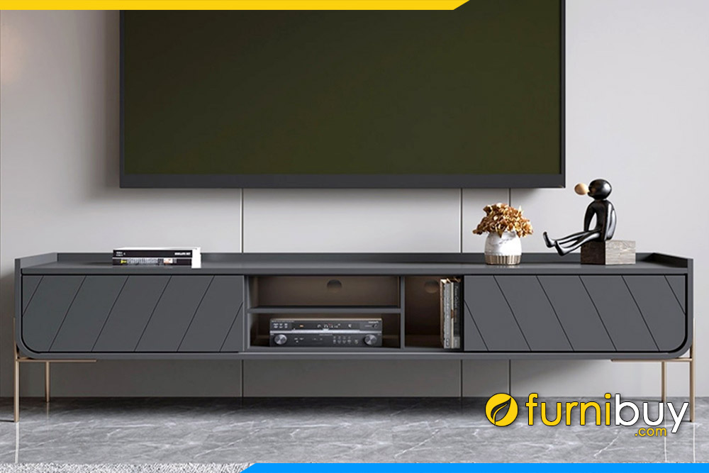 Hình ảnh mẫu kệ tivi gỗ acrylic treo tường đẹp