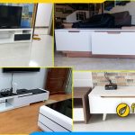 ảnh mẫu kệ tivi gỗ công nghiệp giá rẻ dưới 5 triệu