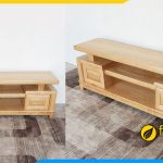 Mẫu kệ tivi gỗ sồi giá rẻ nhất thị trường