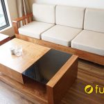 sofa gỗ nhỏ gọn mini hiện đại giá rẻ