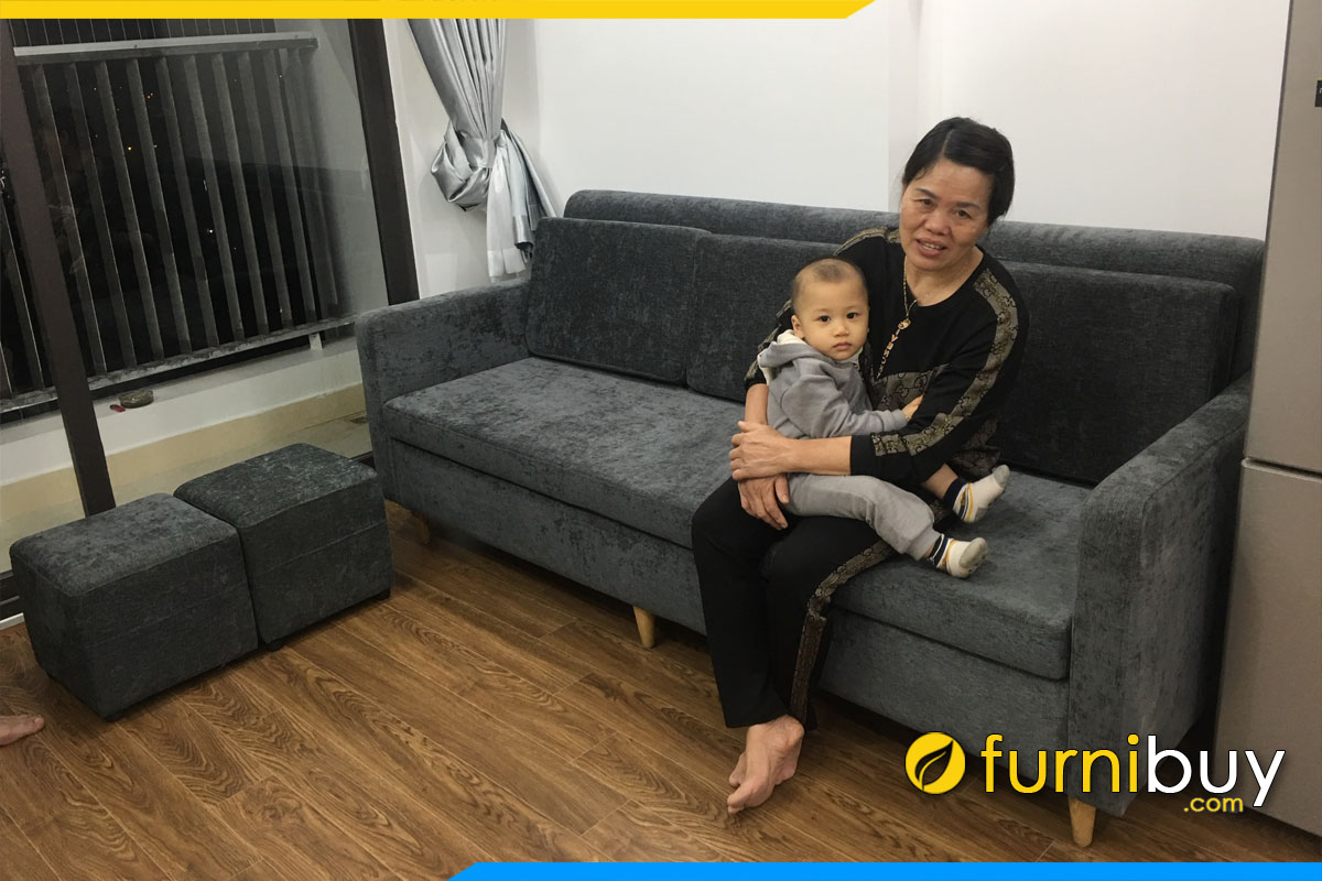 sofa ni nhung dep dang bang dai ke phong khach chung cu