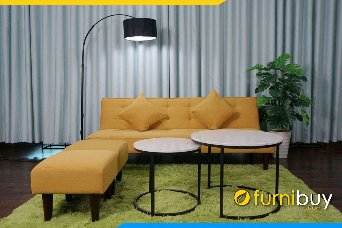 sofa phong khach dep boc ni khong tay vin